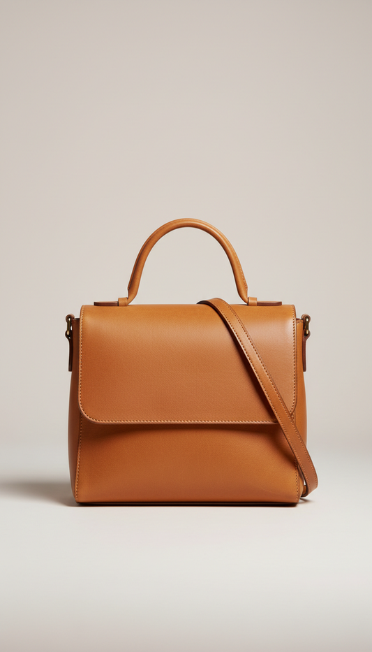 Honey Tan Crossbody with Easy-Access Pocket